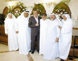 عبدالحميد الرفاعي وبدر الطيار ومحمد الحملي ولقطة جماعية مع الويس﻿