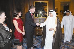 السفير السعودي دعبدالعزيز الفايز مهنئا
﻿