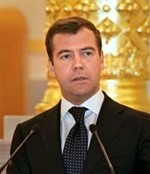 الرئيس الروسي ديمتري مدفيديف