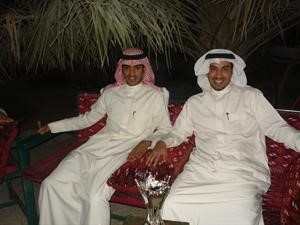 دعبدالله الهاجري والزميل حسين البريكان﻿