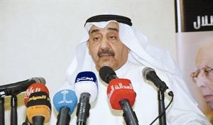 الرئيس جاسم الخرافي يلقي كلمته في الصالون الاعلامي