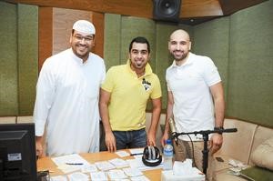 احمد الموسوي مع علي حيدر وسعود المسفر في البرنامج