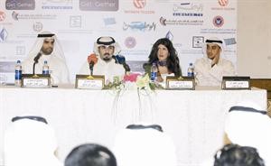 جانب من المؤتمر الصحافي﻿