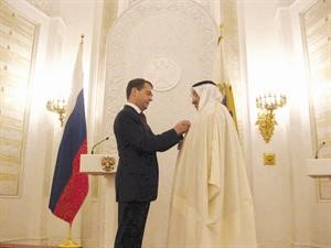 الرئيس الروسي يكرم دعادل الفلاح
