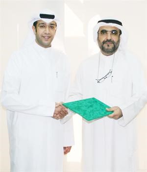 سعيد توفيقي واحمد الفارس عقب اللقاء