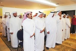 الوقوف دقيقة تضامنا مع الجاسم﻿
