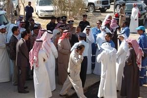 جانب من جولة محافظ الاحمدي	قاسم باشا﻿