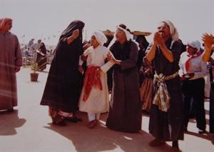 جانب من احد الانشطة التي شارك فيها ابراهيم البغلي