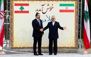 نائب الرئيس الايراني محمد رضا رحيمي مستقبلا رئيس الحكومة اللبنانية سعد الحريري في طهران﻿