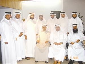 دالفلاح متوسطا معادل الخرافي ومطلال القحطاني واعضاء جمعية المهندسين