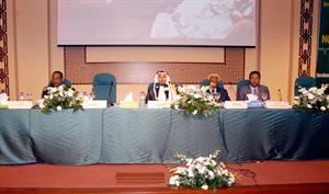 جانب من ملتقى المنظمات غير الحكومية الذي انعقد على هامش الاجتماع الدولي لمانحي شرق السودان