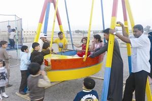 الاطفال استمتعوا بالعاب العيد في جمعية الصليبية
﻿