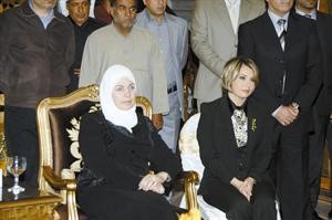 عقيلة السفير السوري تتابع وقائع الاحتفال 