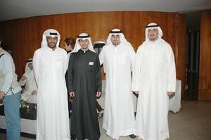 محمد المرزوق وعبدالعزيز الطريجي ومحمد النويهض وعبدالوهاب العثمان