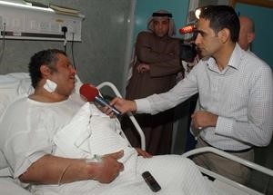 ومتحدثا الى تلفزيون الراي