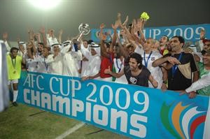 القادسية والكويت والنصر ياملون في استعادة كاس الاتحاد الاسيوي التي فاز بها الكويت عام 2009
