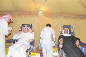 حملة التبرع بالدم احدى ثمار المجالس الحسينية
﻿
