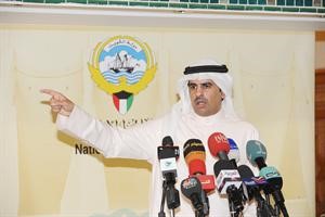 خالد الطاحوس خلال تصريحه في المجلس