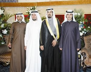 عيدالمنيف ومشعل الطامي وطامي الجاهلي يباركون﻿