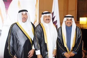 رئيس مجلس الامة جاسم الخرافي مهنئا السفير القطري
﻿