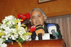 دموسى خورشيد متحدثا للحضور 	كرم ذياب﻿