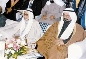 مع العم يوسف الحجي في احدى المناسبات