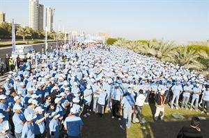الاف من المشاركين في مبادرة لاندمارك لمحاربة السكري﻿