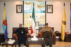 الفريق الركن احمد الخالد مستقبلا دصلاح المضحي﻿