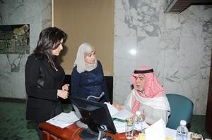 محمد المفرج ومجنان بوشهري وماشواق المضف

