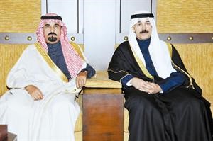 الشيخ محمد الخالد والشيخ راكان بن خالد بن حثلين
﻿