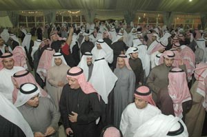 وجانب اخر من الحضور الحاشد