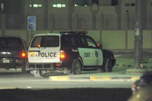 وجود امني في موقع الحدث