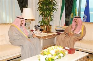 سمو ولي العهد مستقبلا الشيخ احمد الفهد﻿