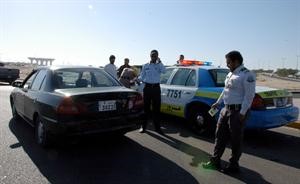 جانب من حملة الفحص الفني في الشارع﻿