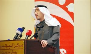 دعلي الكاظمي ملقيا كلمته﻿