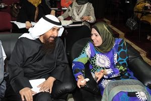 منى الصلال وابراهيم الفوزان