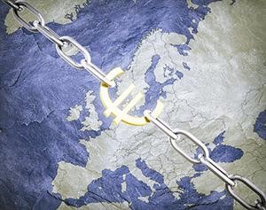 ازمة الديون السيادية هزت العملة الاوروبية الموحدة بشدة﻿