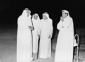 الفقيد العم خالد يوسف المرزوق مع فهد الفوزان وعبد الرحمن عبد المغني وعبد المغني عبد الرحمن﻿