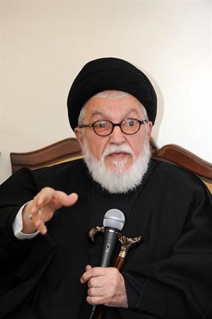 السيد دمحمد بحر العلوم خلال اللقاء