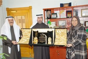 محمد الكندري مكرما ايمان الحميدان﻿