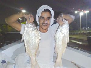 حمد الراشد مع صيده المفضل النقارير