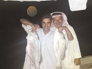 الراشد مع الفنان احمد السلمان