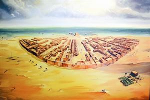 «بانوراما الكويت الأولى» لوحة تشكيلية تحكي قصة الوطن منذ 250 عاماً