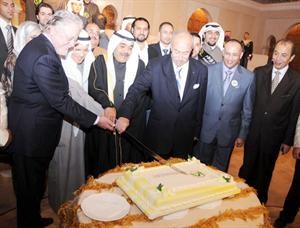 الشيخ فيصل المالك في احد احتفالات الاكاديمية
﻿