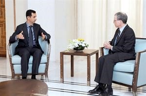 الأسد يتسلم أوراق اعتماد السفير الأميركي