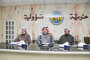 علي الثويني ومحمد العراك وعايد الشمري خلال حملة نبيه يتعالج﻿﻿فريال حماد﻿