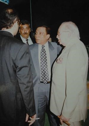 مع الفنان عادل امام