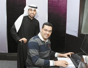 احمد الموسوي مع علي حيدر في الاستديو ﻿﻿فريال حماد﻿