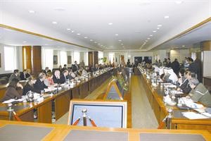 جانب من اللقاء المشترك بين الجانبين﻿﻿كرم ذياب﻿