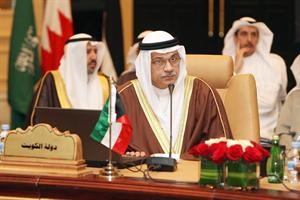 دابراهيم العبدالهادي خلال مشاركته في الافتتاح
